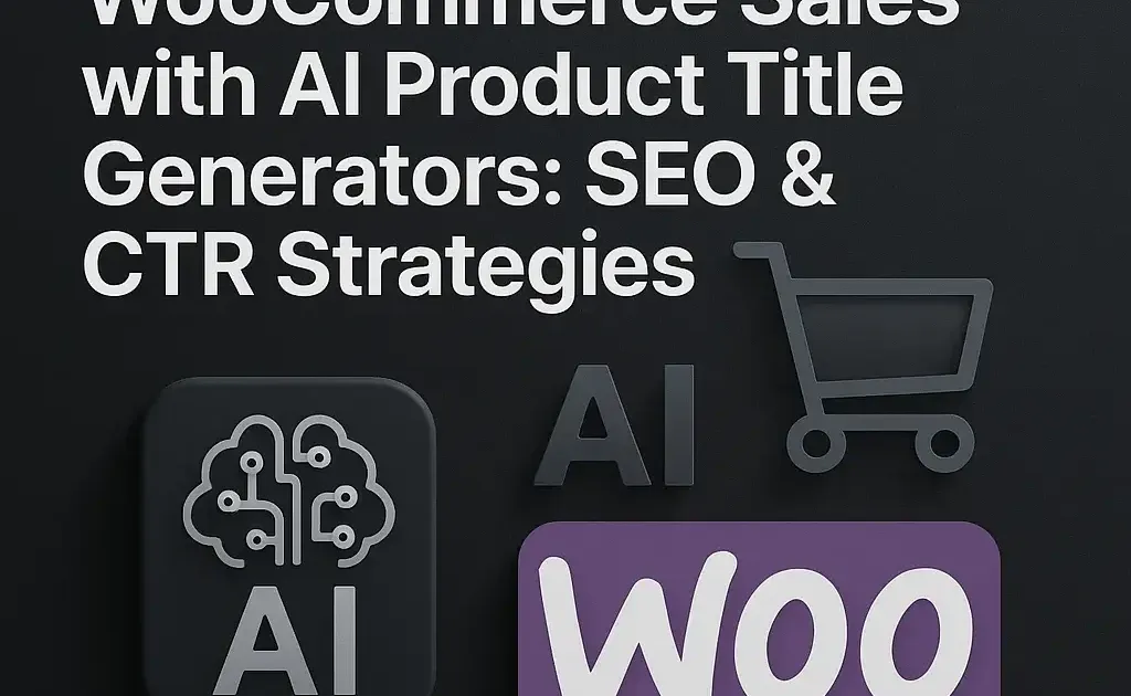 Boost Your WooCommerce Sales with AI Product Title Generators: SEO & CTR Strategies